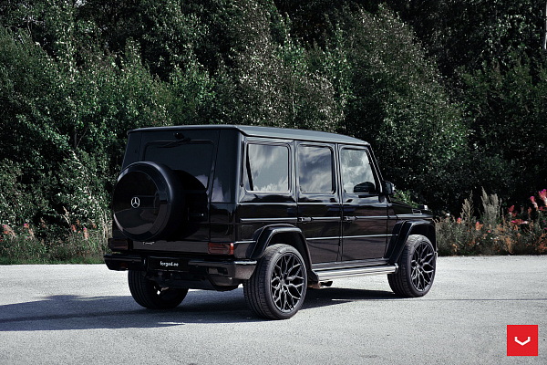 Фото дисков Vossen HF-2 Черный сатин на Mercedes-Benz G-Class II