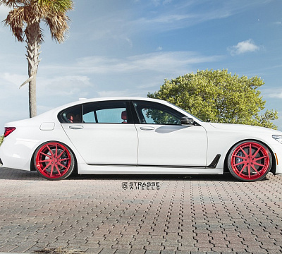Фото дисков Strasse Wheels SV10T Deep Concave FS на BMW 7 (G11/G12)