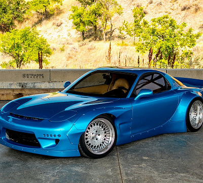 Фото дисков Strasse Wheels SC20 Retro на Mazda RX-7 III