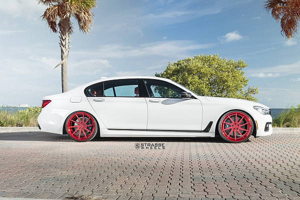 Фото дисков Strasse Wheels SV10T Deep Concave FS Другой цвет на BMW 7 (G11/G12)