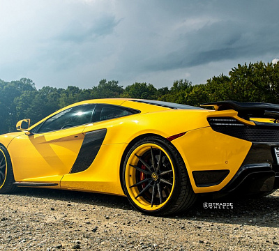 Фото дисков Strasse Wheels SV1 Deep Concave FS на McLaren 650S