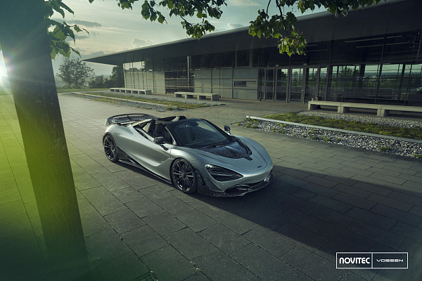 Фото дисков NOVITEC MC3 Черный сатин на McLaren 720S