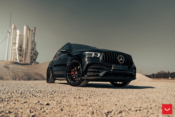 Фото дисков Vossen HF-4T Черный сатин на Mercedes-Benz GLE II