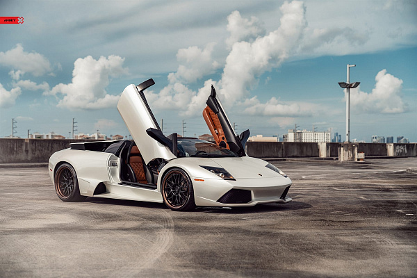 Фото дисков Anrky RS1 Черный сатин на Lamborghini Murcielago
