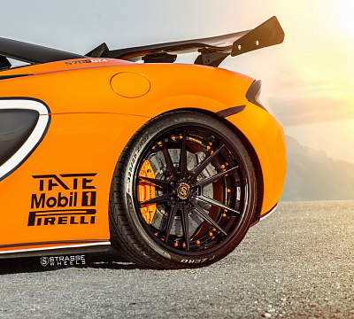 Фото дисков Strasse Wheels SV1 Deep Concave FS на McLaren 570S