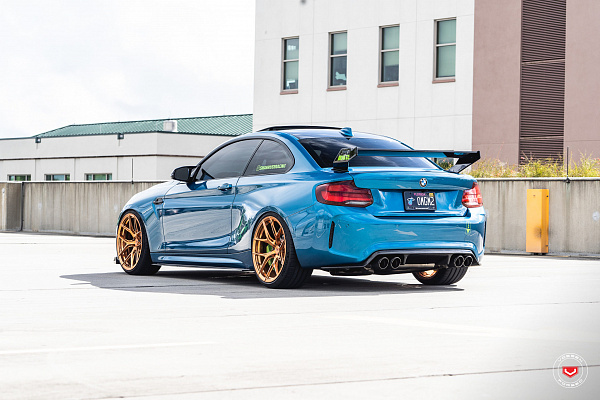 Фото дисков Vossen S21-01 Глянцевая медь на BMW 2/M2 (F22/F87)
