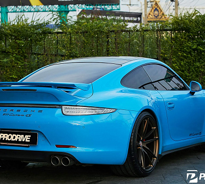 Фото дисков HRE P104 на Porsche 911 VII