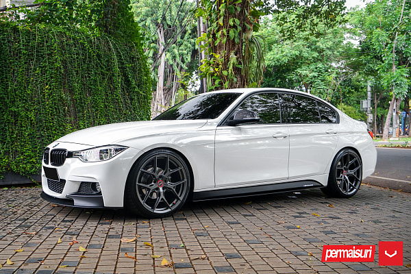 Фото дисков Vossen HF-5 Сатиновый графит на BMW 3/M3 (F3x/F80)