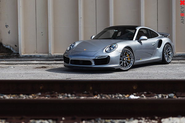 Фото дисков Anrky AN30 Сатиновый тонированный лак на Porsche 911 VII