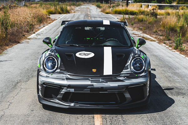 Фото дисков Brixton Forged CM5-R Черный матовый на Porsche 911 VII