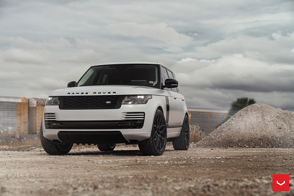 Фото дисков Vossen HF-2 Черный сатин на Range Rover IV
