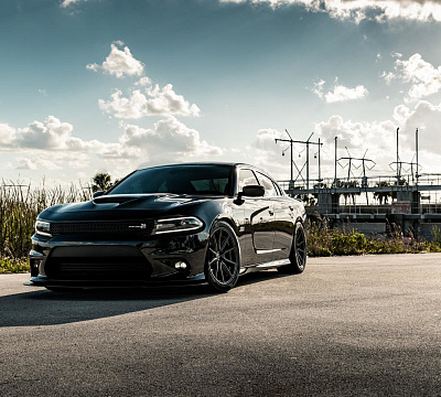 Фото дисков Vossen HF-3 на Dodge Charger VII