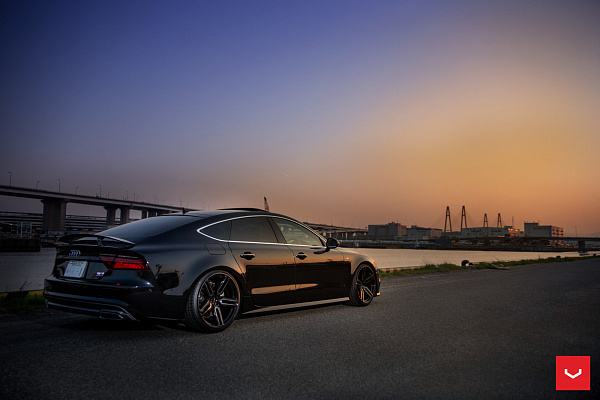 Фото дисков Vossen HF-1 Алмазная проточка на Audi A/RS 7 (4G)