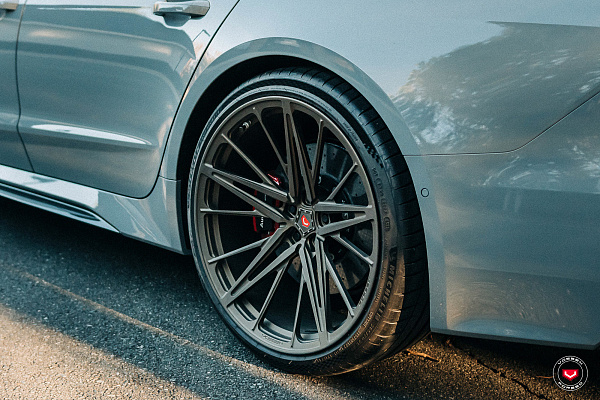 Фото дисков Vossen M-X6 Сатиновая бронза на Audi A/RS 7 (4K)