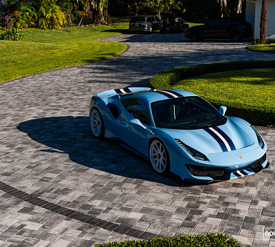 Фото дисков NOVITEC NF10 на Ferrari 488