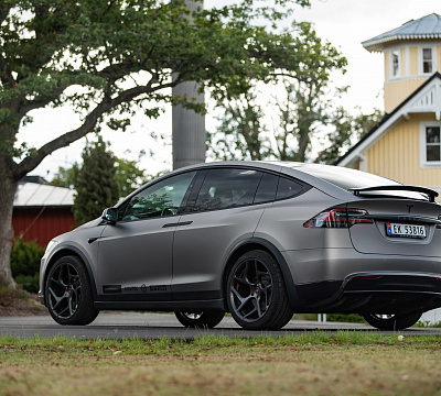 Фото дисков Vossen CG-205T на Tesla Model X