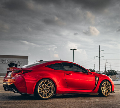 Фото дисков HRE FF10 на Lexus RC