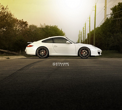 Фото дисков Strasse Wheels SM5R Deep Concave Monoblock на Porsche 911 VI