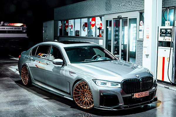 Фото дисков Brixton Forged HS1 Сатиновая медь на BMW 7 (G11/G12)