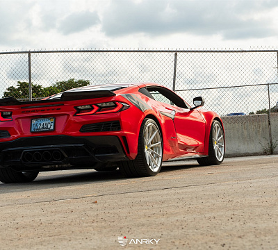 Фото дисков Anrky AN28 на Chevrolet Corvette C8