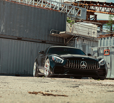Фото дисков Vossen EVO-3 на Mercedes-Benz AMG GT I