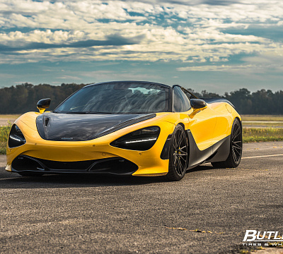 Фото дисков Vossen M-X6 на McLaren 720S