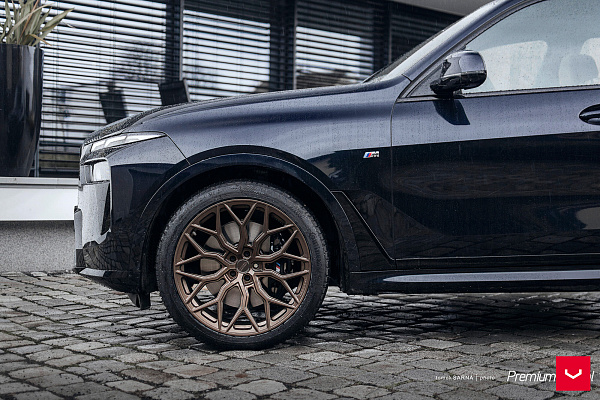 Фото дисков Vossen HF-2 Сатиновая бронза на BMW X7 (G07)