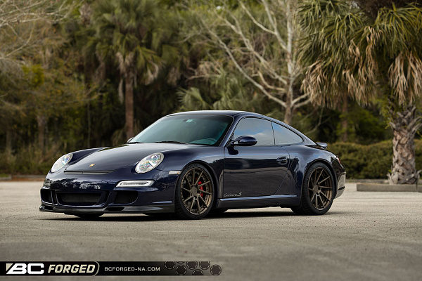 Фото дисков BC Forged HCA210 Сатиновая бронза на Porsche 911 VI