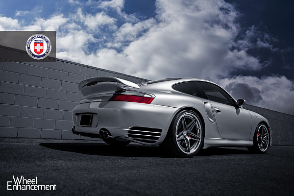 Фото дисков HRE S107 Глянцевый графит на Porsche 911 V