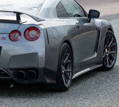 Фото дисков Vossen VFS-6 на Nissan GT-R