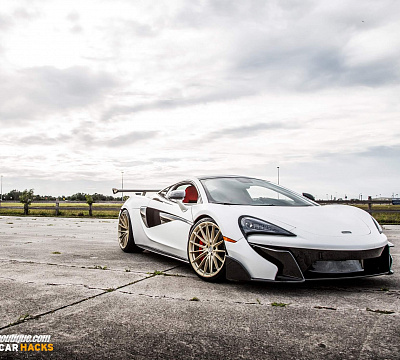 Фото дисков HRE P103 на McLaren 570S