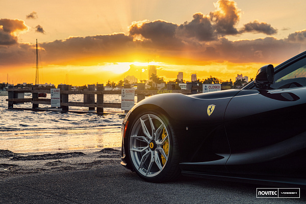 Фото дисков NOVITEC NF11 Глянцевый лак на Ferrari 812