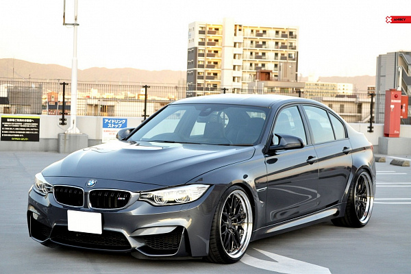 Фото дисков Anrky RS1 Черный сатин на BMW 3/M3 (F3x/F80)