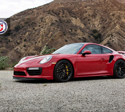 Фото дисков HRE RC100 на Porsche 911 VII
