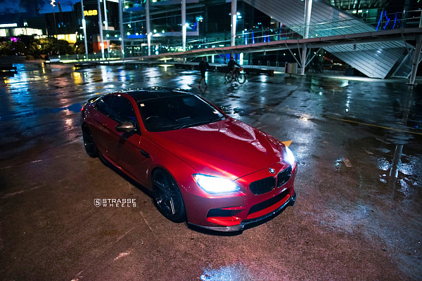 Фото дисков Strasse Wheels SP5R Deep Concave Черный сатин на BMW 6/M6 (F06/F13/F12)