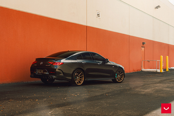 Фото дисков Vossen HF-3 Сатиновая бронза на Mercedes-Benz CLS (C257)