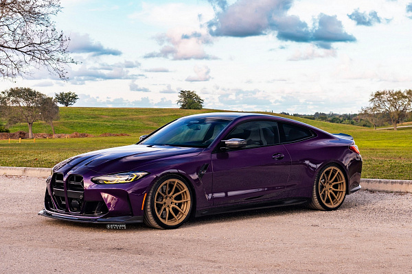 Фото дисков Strasse Wheels SV5 Deep Concave Duoblock Сатиновое золото на BMW 4/M4 (G22/G82)