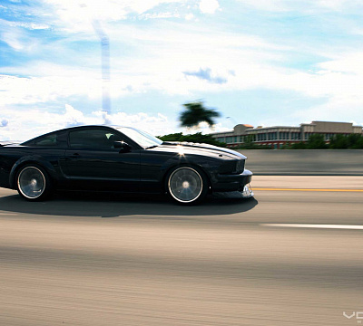 Фото дисков Vossen CV1 на Ford Mustang V