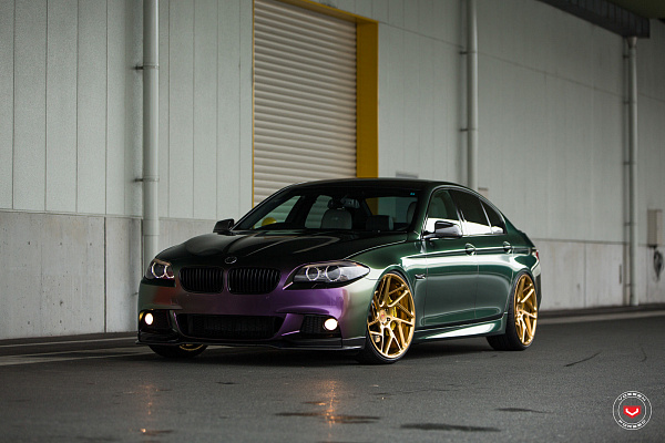 Фото дисков Vossen CG-209T Глянцевое золото на BMW 5/M5 (F10)