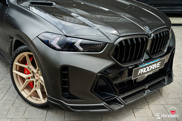 Фото дисков Vossen EVO-4 Сатиновая шампань на BMW X6/X6 M (G06/F96)