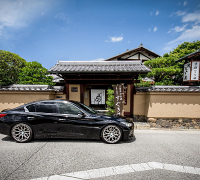 Фото дисков Vossen HF-2 на Infiniti Q50