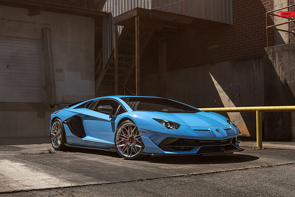 Фото дисков Anrky S1-X1 Полированный лак на Lamborghini Aventador