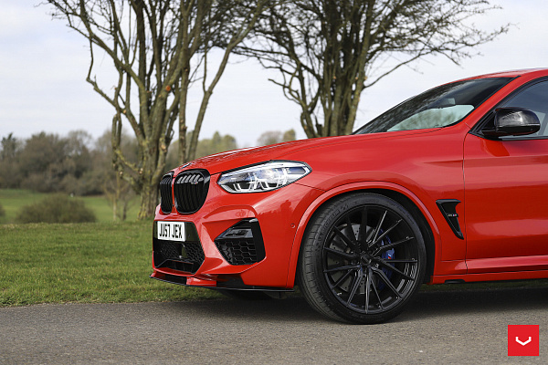 Фото дисков Vossen HF-4T Черный глянец на BMW X4/X4 M (G02/F98)