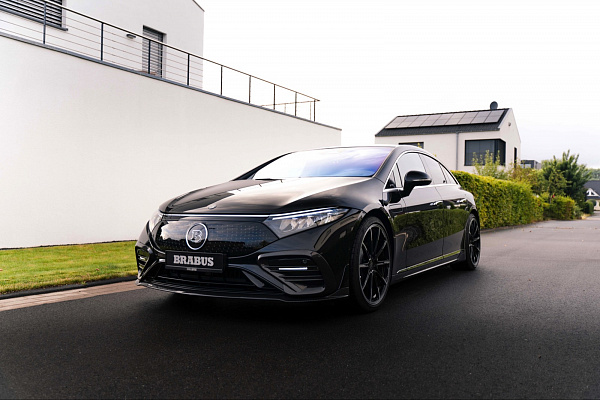 Фото дисков BRABUS Monoblock Z (Platinum Edition) Черный глянец на Mercedes-Benz EQS
