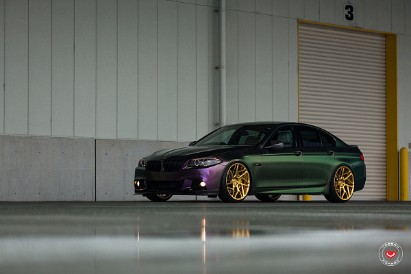 Фото дисков Vossen CG-209T Глянцевое золото на BMW 5/M5 (F10)