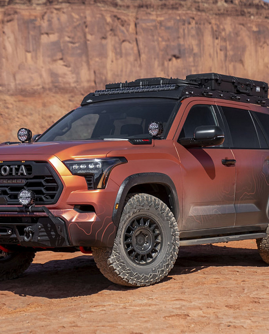 Фото дисков VOLL Черный сатин на Toyota Sequoia III