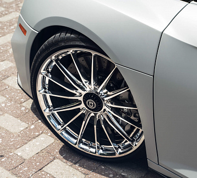 Фото дисков HRE P103 на Audi R8 (4S)