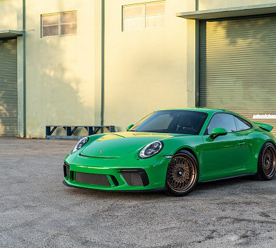 Фото дисков HRE 501 на Porsche 911 VII
