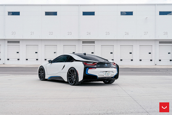 Фото дисков Vossen HF-3 Черный сатин на BMW i8