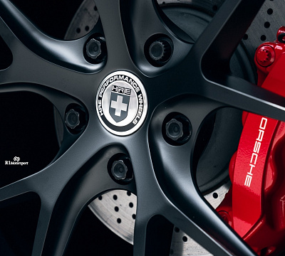 Фото дисков HRE P101 на Porsche 911 VII